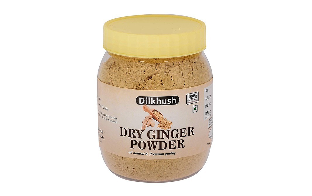 Dilkhush Dry Ginger Powder    Plastic Jar  100 grams